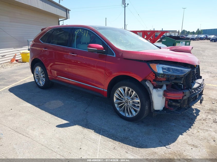 2024 Ford Edge VIN 2FMPK4K96RBA04007 IAAI salvage auction — FRONT END, Clear Claim Paid (Wisconsin), sold $8,600 on 2026-07-23 (photo 1)
