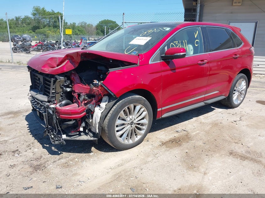 2024 Ford Edge VIN 2FMPK4K96RBA04007 IAAI salvage auction — FRONT END, Clear Claim Paid (Wisconsin), sold $8,600 on 2026-07-23 (photo 2)