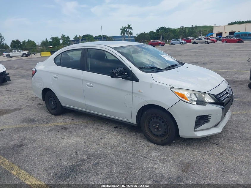 2024 Mitsubishi Mirage VIN ML32FUFJ6RHF01543 IAAI salvage auction — SIDE, Wait Title, sold $25 on 2026-08-01 (photo 1)