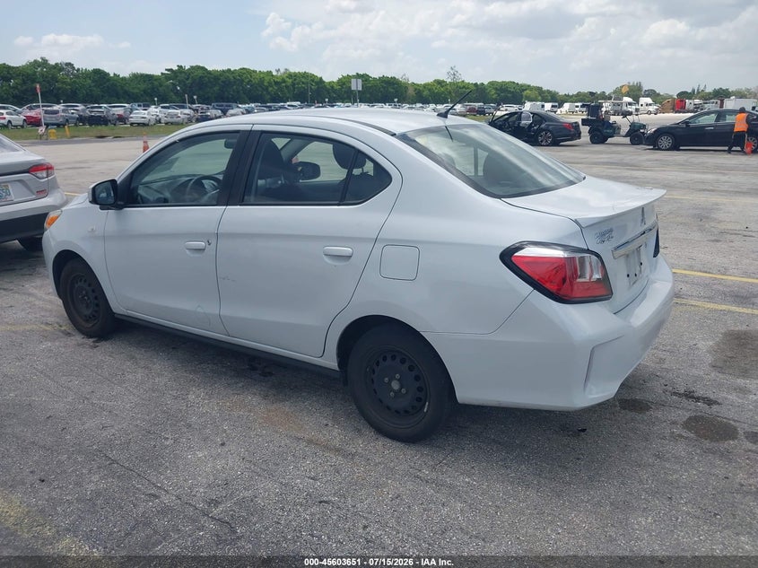 2024 Mitsubishi Mirage VIN ML32FUFJ6RHF01543 IAAI salvage auction — SIDE, Wait Title, sold $25 on 2026-08-01 (photo 3)