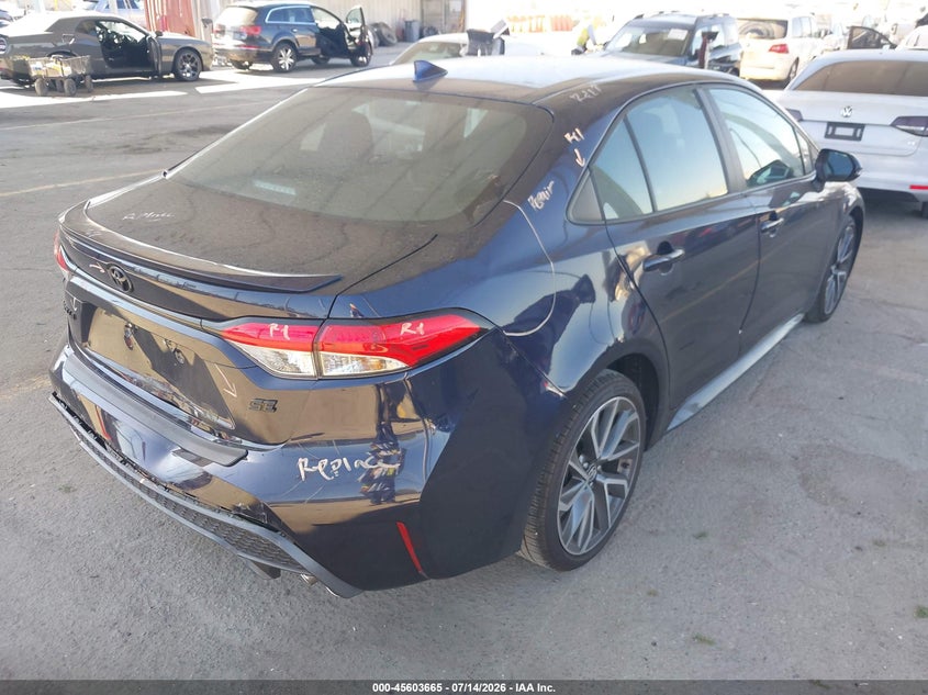 2022 Toyota Corolla VIN 5YFS4MCEXNP114578 IAAI salvage auction — REAR END, Salvage (California), sold $5,800 on 2026-07-29 (photo 4)