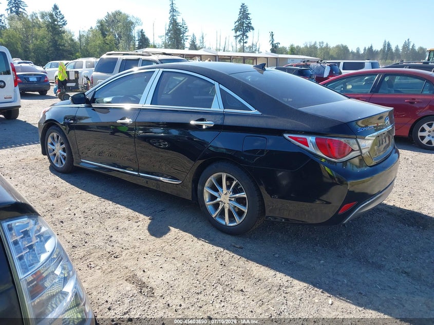 2012 Hyundai Sonata VIN KMHEC4A45CA020647 IAAI salvage auction — NORMAL WEAR, Affidavit In Lieu Of Title - Non-Public (Washington), sold $25 on 2026-07-22 (photo 3)