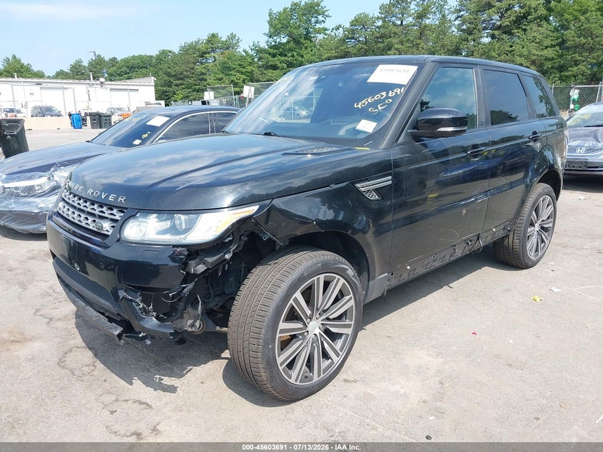 2016 Land rover Range rover sport VIN SALWR2PF7GA593505 IAAI salvage auction — LEFT SIDE, Mv-907A (New York), sold $1,500 on 2026-07-28 (photo 2)