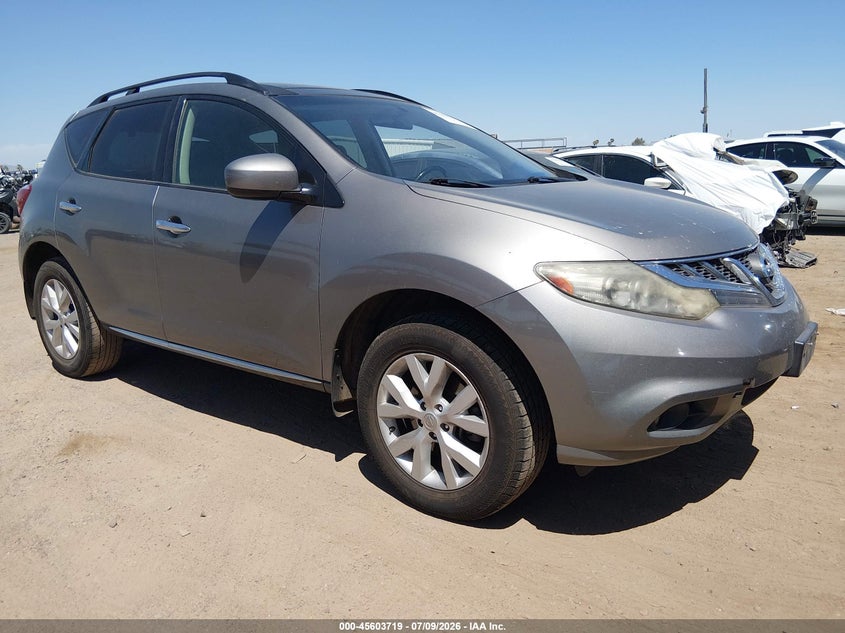 2012 Nissan Murano VIN JN8AZ1MU9CW113464 IAAI salvage auction — NORMAL WEAR, Clear-Dealer Only (Texas), sold $350 on 2026-07-28 (photo 1)