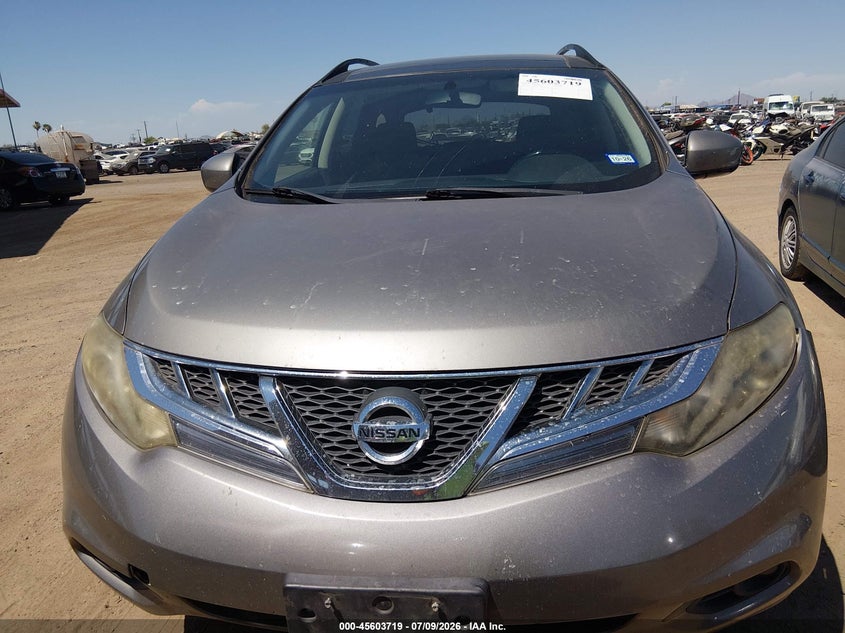2012 Nissan Murano VIN JN8AZ1MU9CW113464 IAAI salvage auction — NORMAL WEAR, Clear-Dealer Only (Texas), sold $350 on 2026-07-28 (photo 6)