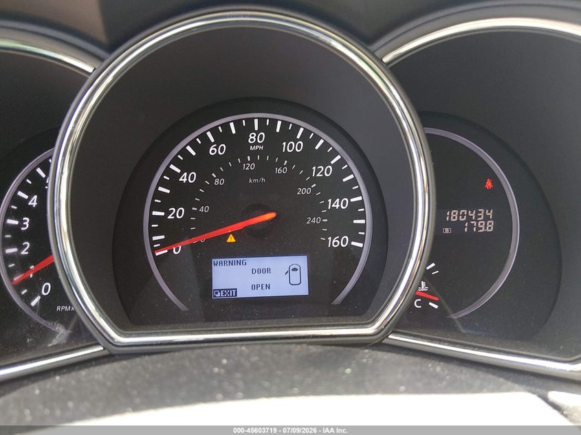 2012 Nissan Murano VIN JN8AZ1MU9CW113464 IAAI salvage auction — NORMAL WEAR, Clear-Dealer Only (Texas), sold $350 on 2026-07-28 (photo 7)