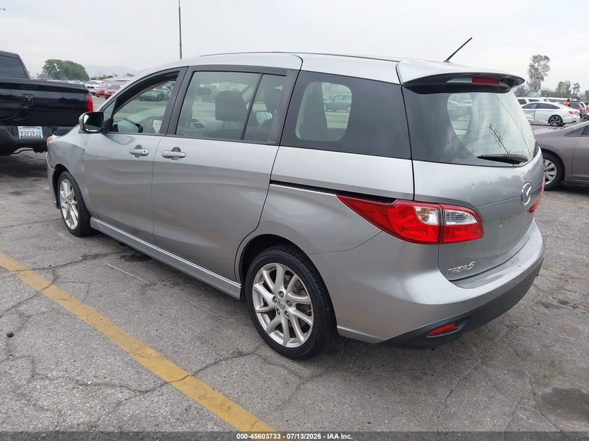 2012 Mazda 5 VIN JM1CW2CL6C0135209 IAAI salvage auction — FRONT END, Salvage (California), sold $25 on 2026-07-21 (photo 3)