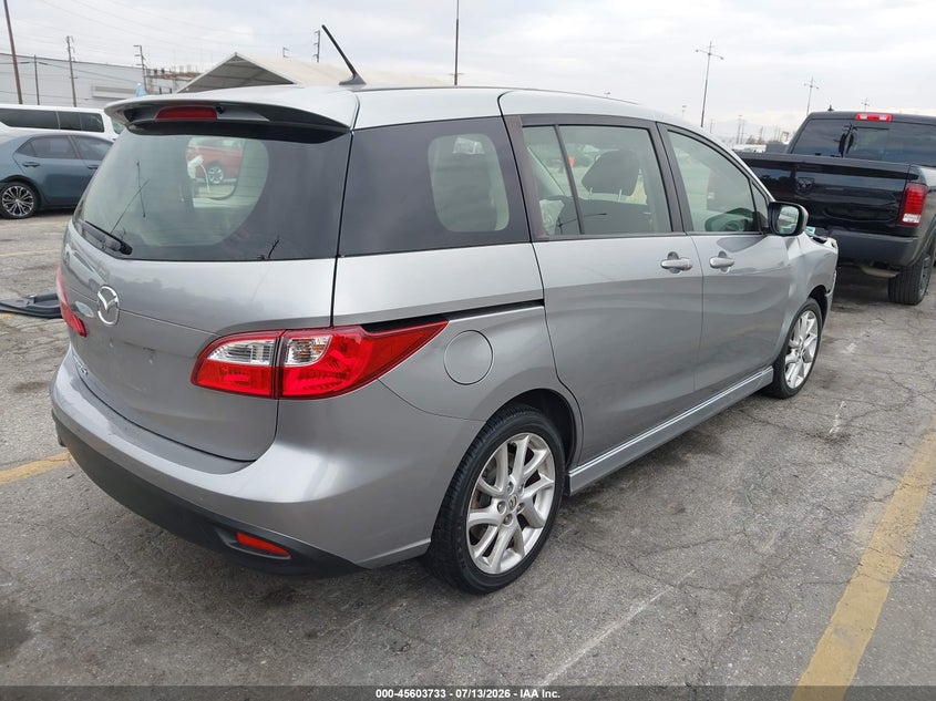 2012 Mazda 5 VIN JM1CW2CL6C0135209 IAAI salvage auction — FRONT END, Salvage (California), sold $25 on 2026-07-21 (photo 4)