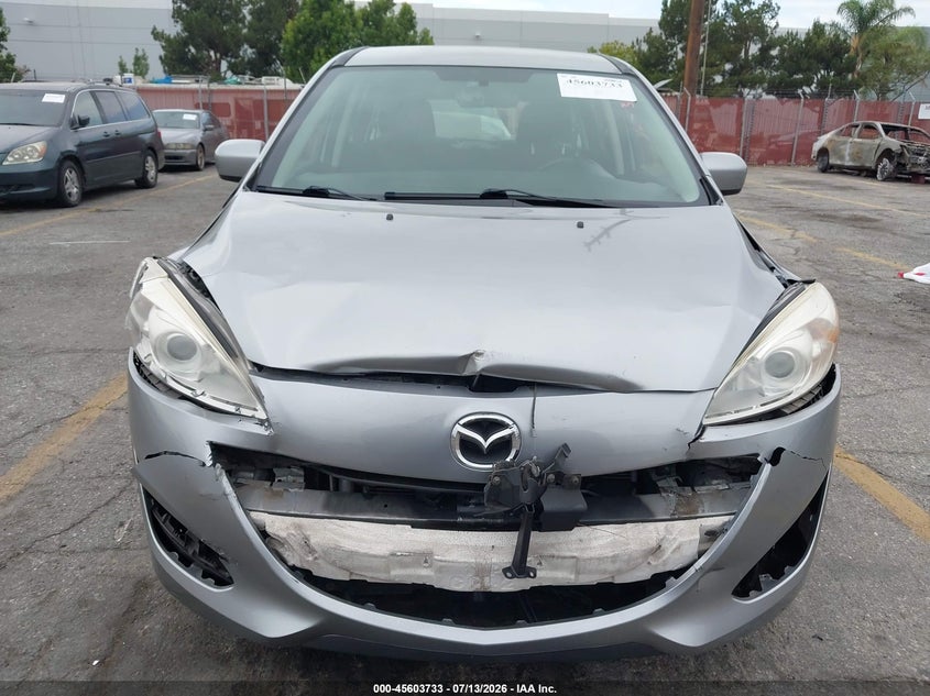 2012 Mazda 5 VIN JM1CW2CL6C0135209 IAAI salvage auction — FRONT END, Salvage (California), sold $25 on 2026-07-21 (photo 6)