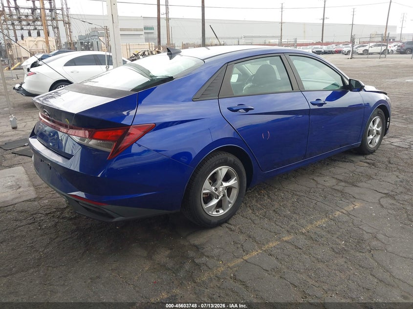 2021 Hyundai Elantra VIN KMHLL4AG6MU141589 IAAI salvage auction — FRONT END, Salvage (California), sold $25 on 2026-07-28 (photo 4)