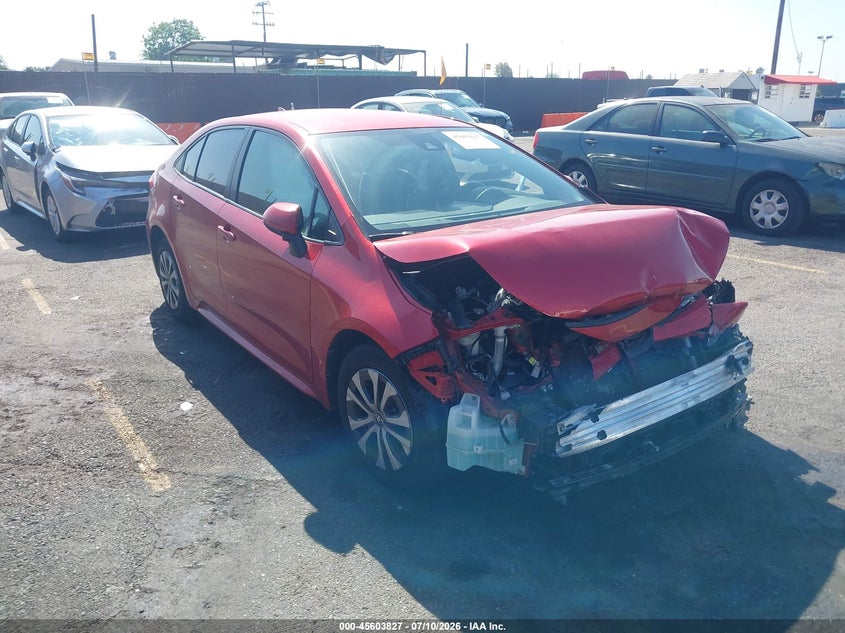 2021 Toyota Corolla VIN JTDEAMDE9MJ011868 IAAI salvage auction — FRONT END, Salvage (California), sold $2,700 on 2026-07-29 (photo 1)