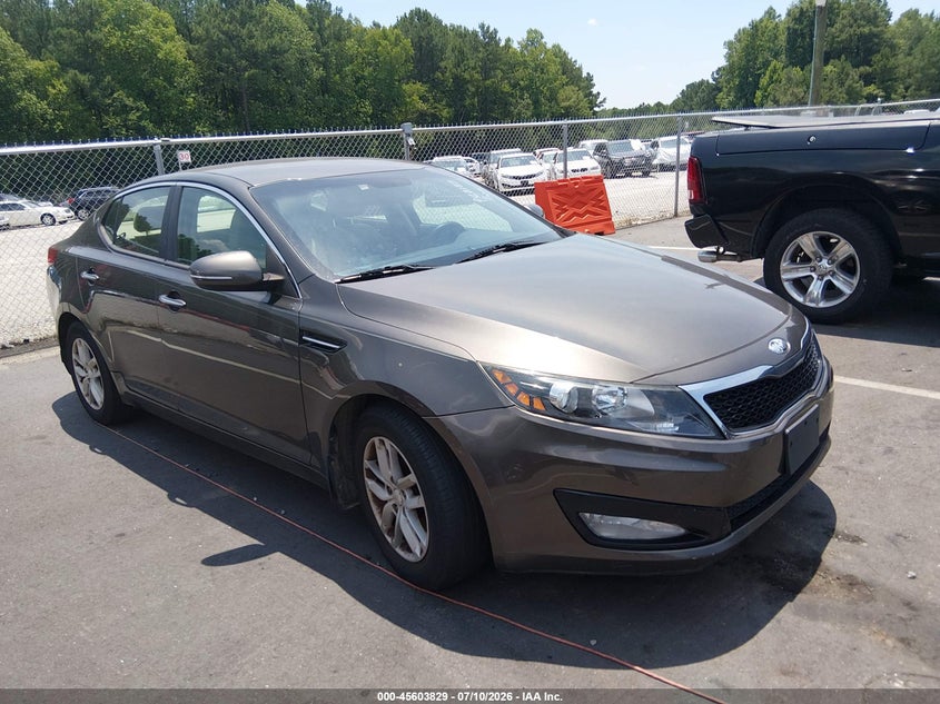 2013 Kia Optima VIN 5XXGM4A74DG198527 IAAI salvage auction — NORMAL WEAR, Clear (North Carolina), sold $800 on 2026-07-15 (photo 1)
