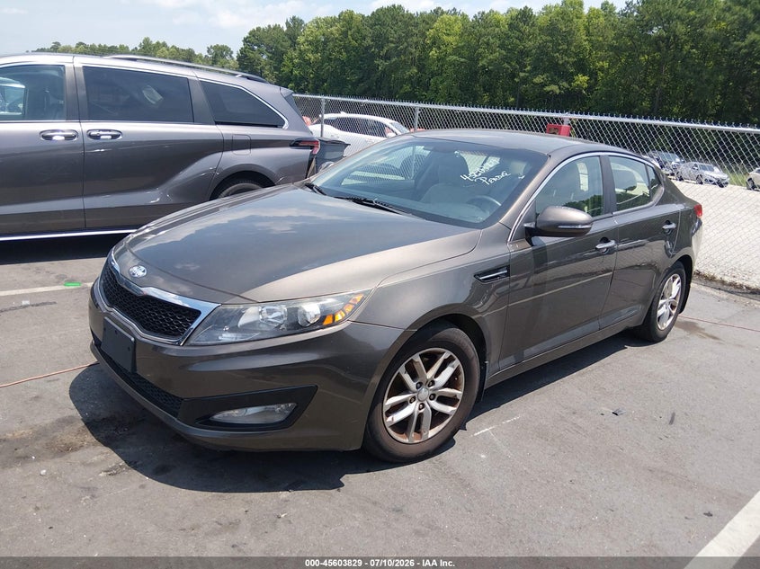 2013 Kia Optima VIN 5XXGM4A74DG198527 IAAI salvage auction — NORMAL WEAR, Clear (North Carolina), sold $800 on 2026-07-15 (photo 2)