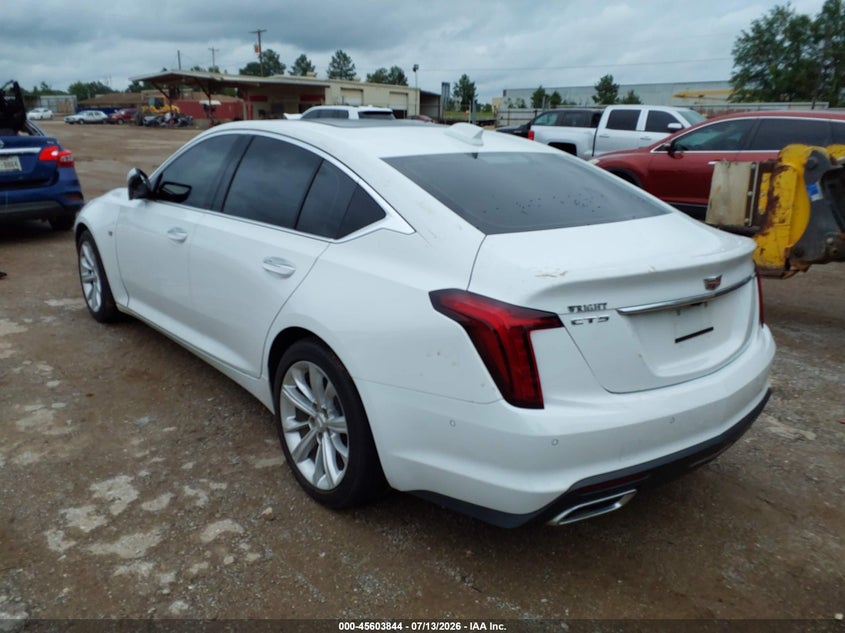 2025 Cadillac Ct5 VIN 1G6DN5RK8S0112359 IAAI salvage auction — FRONT END, Original (Texas), sold $14,900 on 2026-09-03 (photo 3)