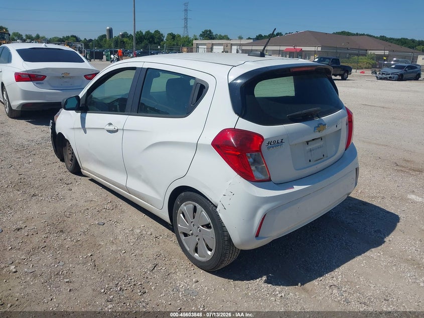 2016 Chevrolet Spark VIN KL8CB6SA8GC628633 IAAI salvage auction — NORMAL WEAR, Clear (Wisconsin), sold $275 on 2026-07-28 (photo 3)