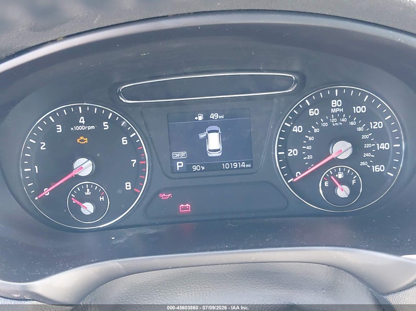 2020 Kia Sorento VIN 5XYPG4A35LG677733 IAAI salvage auction — NORMAL WEAR, Salvage Title, sold $3,800 on 2026-07-15 (photo 7)
