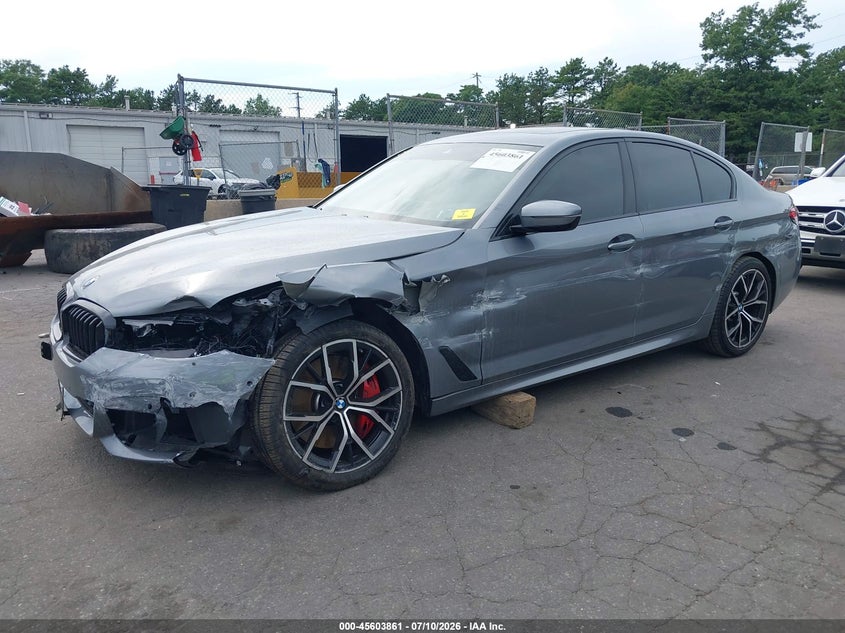 2023 BMW 5er VIN WBA73BJ01PCL83906 IAAI salvage auction — LEFT & RIGHT, Mv-907A (New York), sold $19,325 on 2026-08-20 (photo 6)