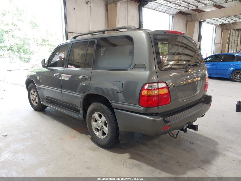 2000 Toyota Land cruiser VIN JT3HT05J5Y0093285 IAAI salvage auction — NORMAL WEAR, Clear (North Carolina), sold $7,500 on 2026-07-16 (photo 3)