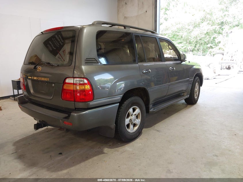 2000 Toyota Land cruiser VIN JT3HT05J5Y0093285 IAAI salvage auction — NORMAL WEAR, Clear (North Carolina), sold $7,500 on 2026-07-16 (photo 4)