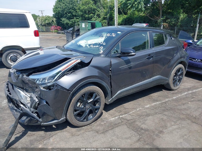 2022 Toyota C-hr VIN JTNKHMBX5N1131621 IAAI salvage auction — FRONT END, Salvage Title, sold $4,600 on 2026-08-01 (photo 2)