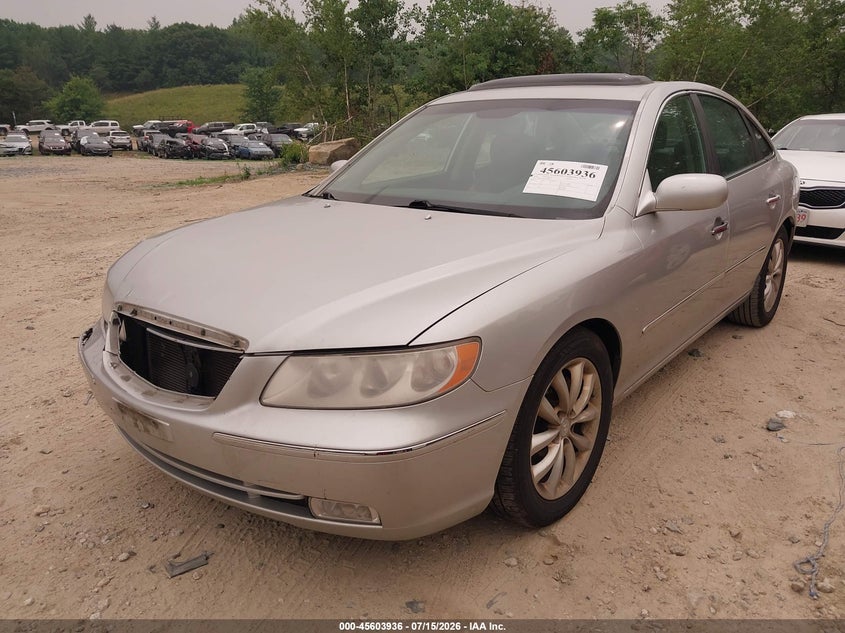 2006 Hyundai Azera VIN KMHFC46FX6A040475 IAAI salvage auction — FRONT END, Clear (Massachusetts), sold $200 on 2026-07-28 (photo 2)