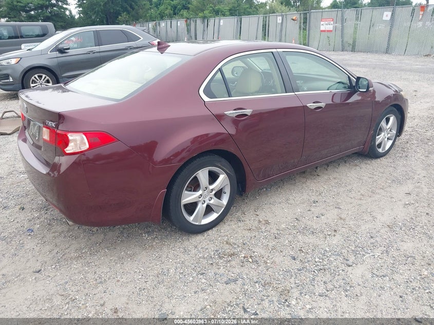 2012 Acura Tsx VIN JH4CU2F45CC014727 IAAI salvage auction — NORMAL WEAR, Clear (New Jersey), sold $625 on 2026-07-28 (photo 4)