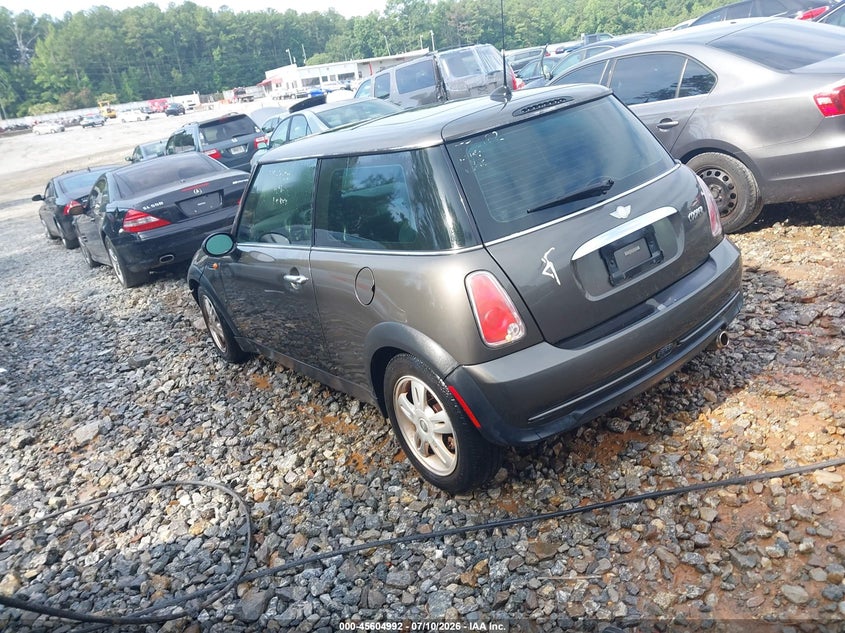 2006 Mini Cooper VIN WMWRC33546TJ78182 IAAI salvage auction — FRONT & REAR, Clear (Georgia), sold $325 on 2026-07-21 (photo 3)