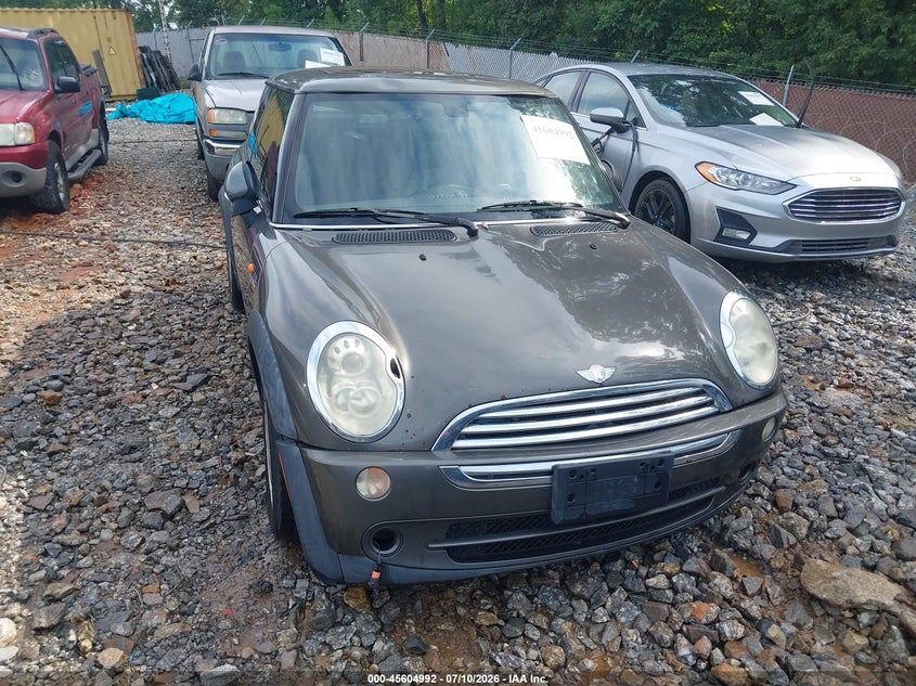 2006 Mini Cooper VIN WMWRC33546TJ78182 IAAI salvage auction — FRONT & REAR, Clear (Georgia), sold $325 on 2026-07-21 (photo 6)