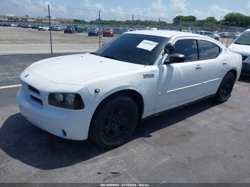 2010 Dodge Charger VIN 2B3CA4CV6AH302772 IAAI salvage auction — RIGHT FRONT, Rebuildable (Florida), sold $750 on 2026-08-15 (photo 2)