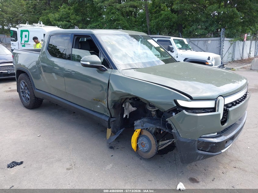 2022 Rivian R1t VIN 7FCTGAAL9NN005547 IAAI salvage auction — RIGHT SIDE, Mv-907A (New York), sold $14,600 on 2026-07-28 (photo 1)