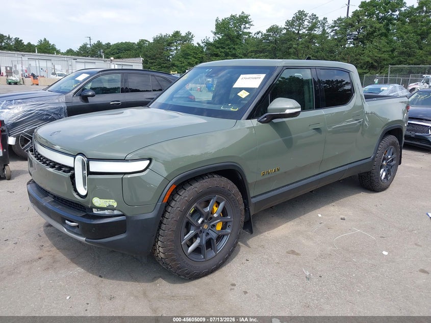 2022 Rivian R1t VIN 7FCTGAAL9NN005547 IAAI salvage auction — RIGHT SIDE, Mv-907A (New York), sold $14,600 on 2026-07-28 (photo 2)