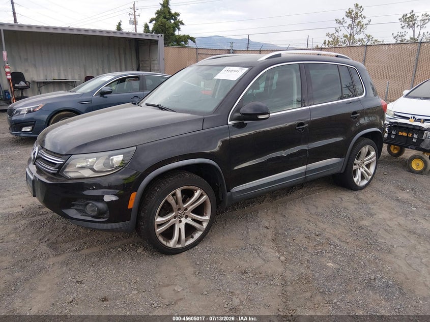 2012 Volkswagen Tiguan VIN WVGBV7AX5CW609712 IAAI salvage auction — NORMAL WEAR, Regular (Nevada), sold $25 on 2026-07-17 (photo 2)