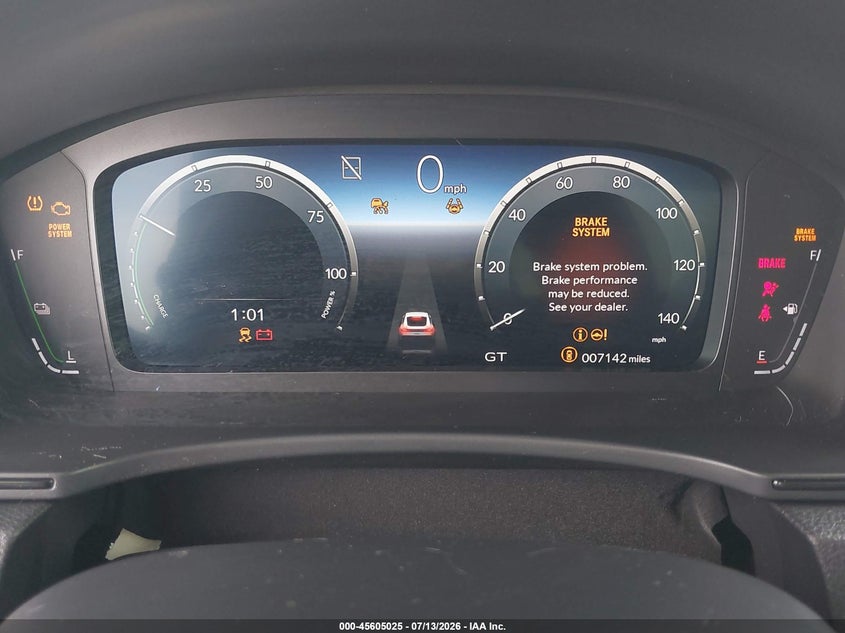 2026 Honda Prelude VIN JHMBF1D65TX000615 IAAI salvage auction — LEFT FRONT, Salvage Title, sold $12,225 on 2026-08-18 (photo 7)