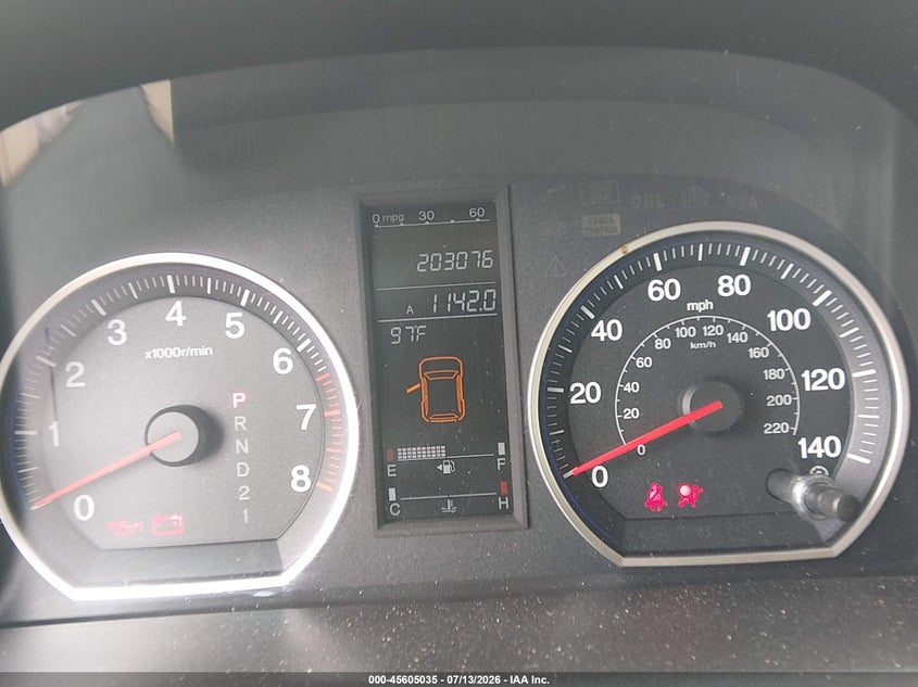 2008 Honda Cr-v VIN JHLRE38788C030839 IAAI salvage auction — FRONT END, Salvage (Nevada), sold $700 on 2026-08-02 (photo 7)