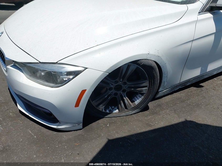 2018 BMW 3er VIN WBA8B9C5XJEE80948 IAAI salvage auction — LEFT SIDE, Salvage Certificate (California), sold $3,950 on 2026-08-14 (photo 6)