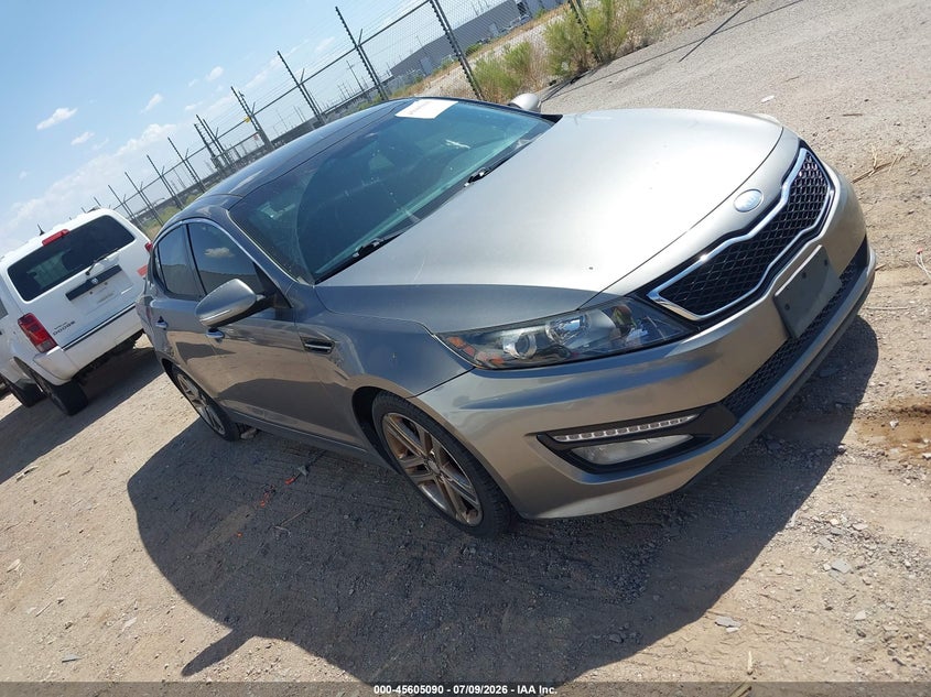 2013 Kia Optima VIN 5XXGR4A66DG214428 IAAI salvage auction — NORMAL WEAR, Clear (Arizona), sold $375 on 2026-07-30 (photo 1)