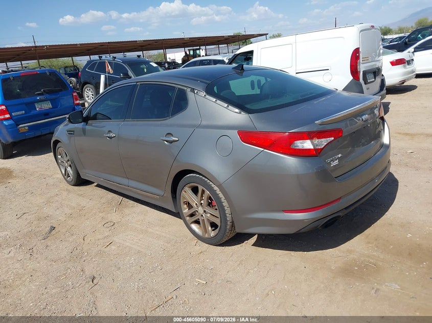 2013 Kia Optima VIN 5XXGR4A66DG214428 IAAI salvage auction — NORMAL WEAR, Clear (Arizona), sold $375 on 2026-07-30 (photo 3)