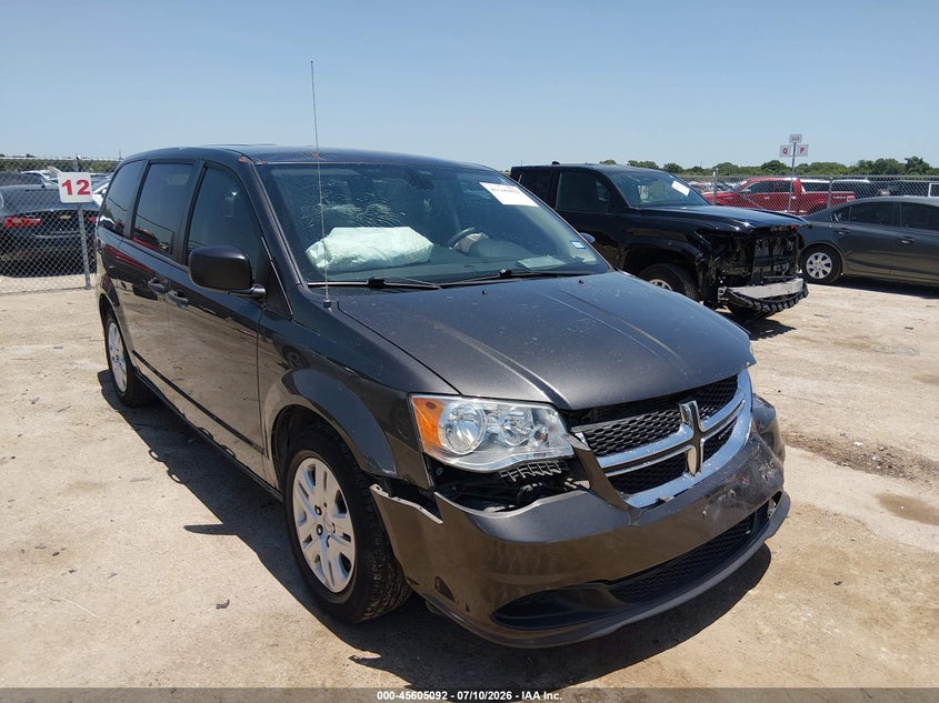 2020 Dodge Caravan VIN 2C4RDGBG0LR238598 IAAI salvage auction — FRONT END, Salvage (Texas), sold $225 on 2026-08-28 (photo 1)