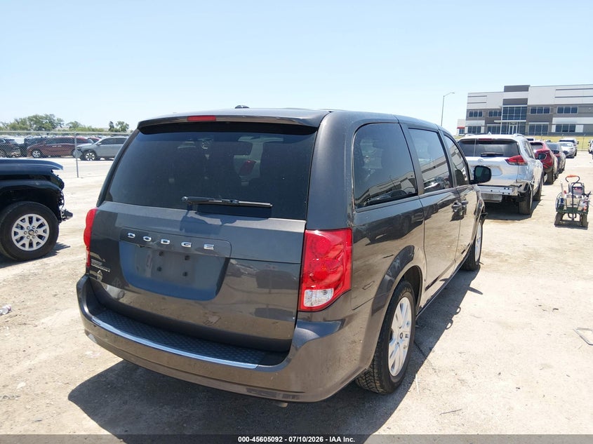 2020 Dodge Caravan VIN 2C4RDGBG0LR238598 IAAI salvage auction — FRONT END, Salvage (Texas), sold $225 on 2026-08-28 (photo 4)