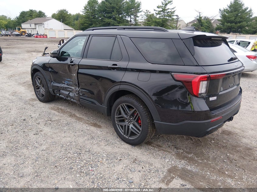 2025 Ford Explorer VIN 1FMUK8KH0SGB47471 IAAI salvage auction — SIDE, Salvage Title, sold $17,200 on 2026-08-22 (photo 3)