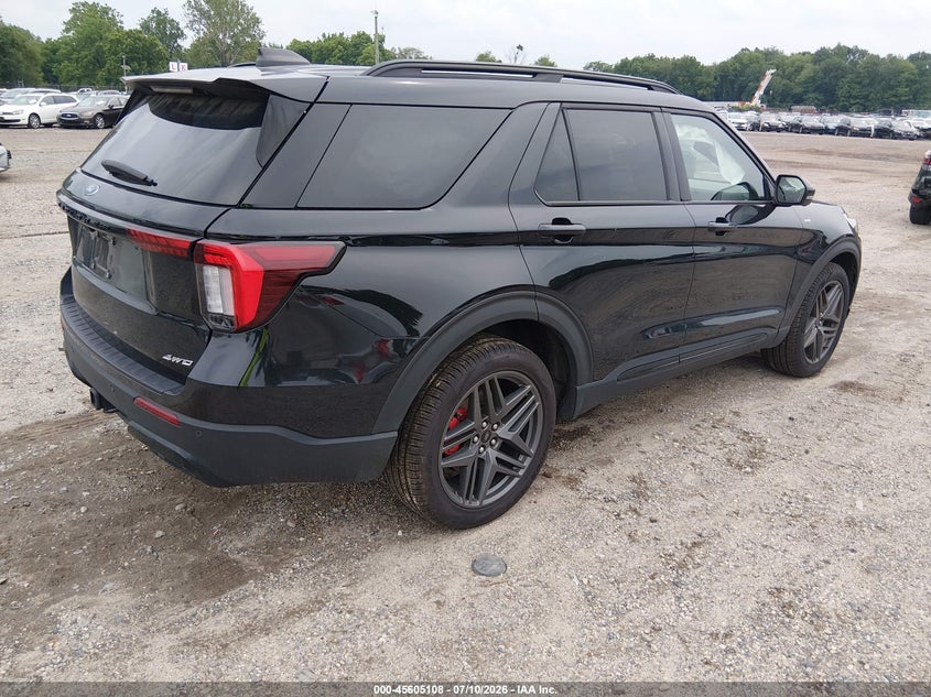 2025 Ford Explorer VIN 1FMUK8KH0SGB47471 IAAI salvage auction — SIDE, Salvage Title, sold $17,200 on 2026-08-22 (photo 4)