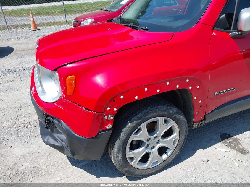 2016 Jeep Renegade VIN ZACCJBDT2GPC68885 IAAI salvage auction — FRONT END, Salvage (Kentucky), sold $575 on 2026-08-18 (photo 6)