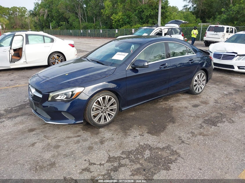 2018 Mercedes-benz Cla-klasse VIN WDDSJ4EBXJN602213 IAAI salvage auction — REAR END, Rebuildable (Florida), sold $725 on 2026-07-29 (photo 2)