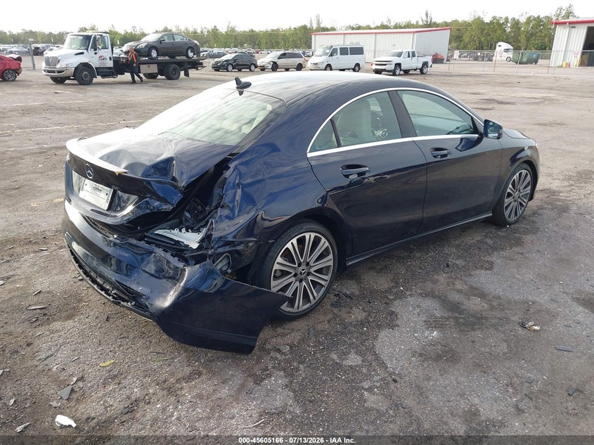 2018 Mercedes-benz Cla-klasse VIN WDDSJ4EBXJN602213 IAAI salvage auction — REAR END, Rebuildable (Florida), sold $725 on 2026-07-29 (photo 4)