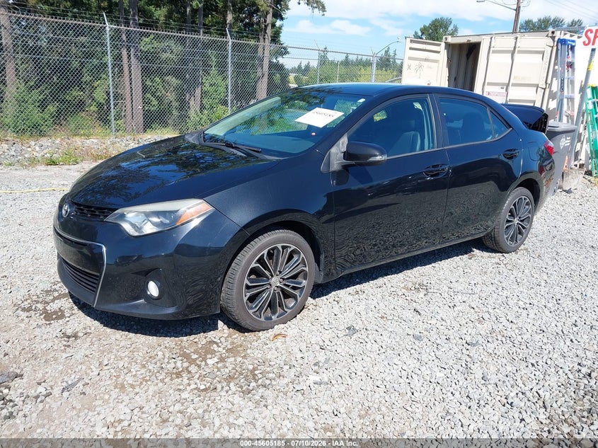 2016 Toyota Corolla VIN 5YFBURHE0GP502332 IAAI salvage auction — REAR END, Bill Of Sale (Washington), sold $3,050 on 2026-08-01 (photo 2)