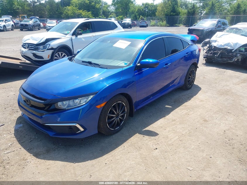 2019 Honda Civic VIN 19XFC2F65KE040044 IAAI salvage auction — REAR END, Salvage (Virginia), sold $2,150 on 2026-08-23 (photo 2)