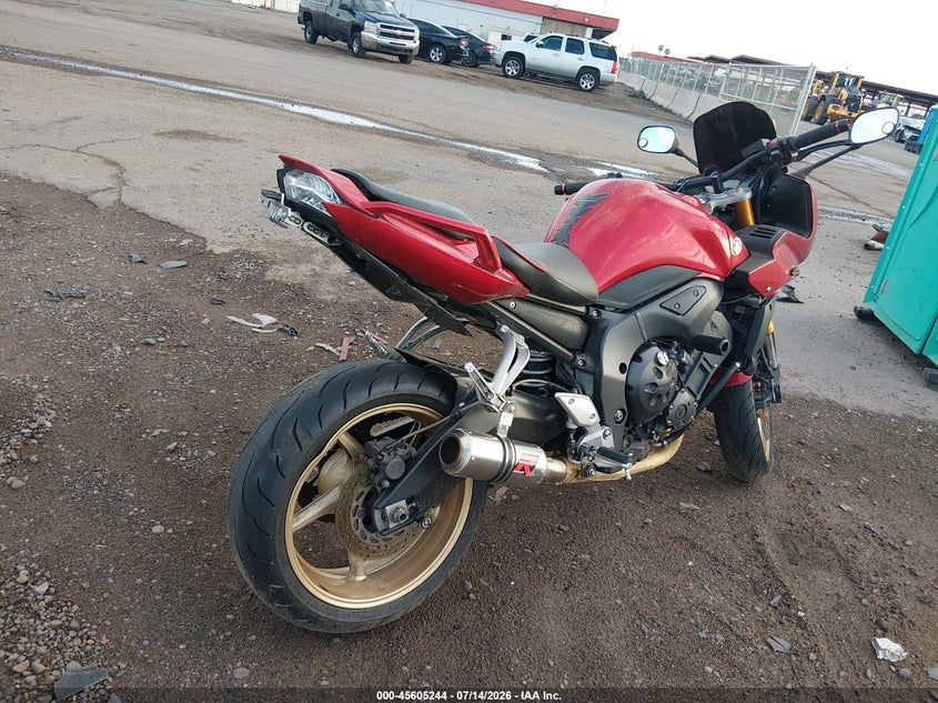 2008 Yamaha Fz1 VIN JYARN17E98A005344 IAAI salvage auction — RIGHT SIDE, Salvage (Arizona), sold $850 on 2026-07-22 (photo 4)