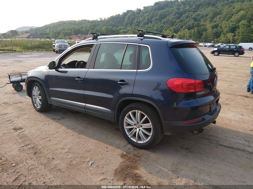 2013 Volkswagen Tiguan VIN WVGBV7AX8DW544159 IAAI salvage auction — NORMAL WEAR, Salvage Title, sold $325 on 2026-07-23 (photo 3)