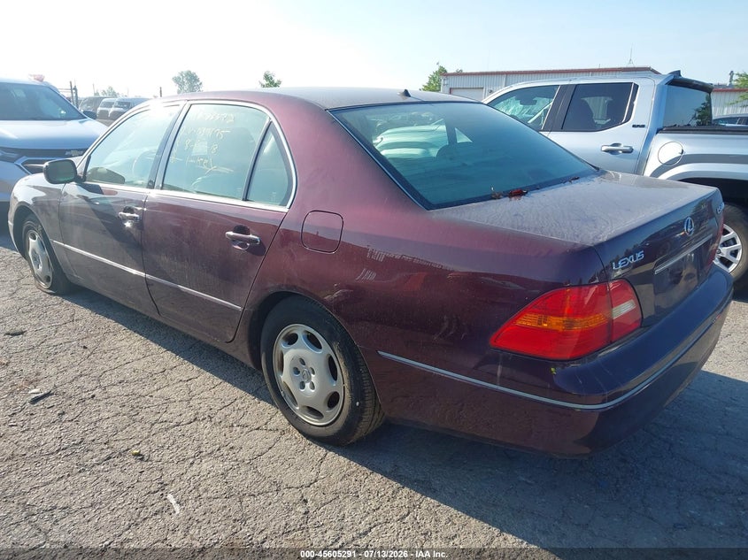 2001 Lexus Ls 430 VIN JTHBN30F910037175 IAAI salvage auction — NORMAL WEAR, Clear (Michigan), sold $675 on 2026-07-23 (photo 3)