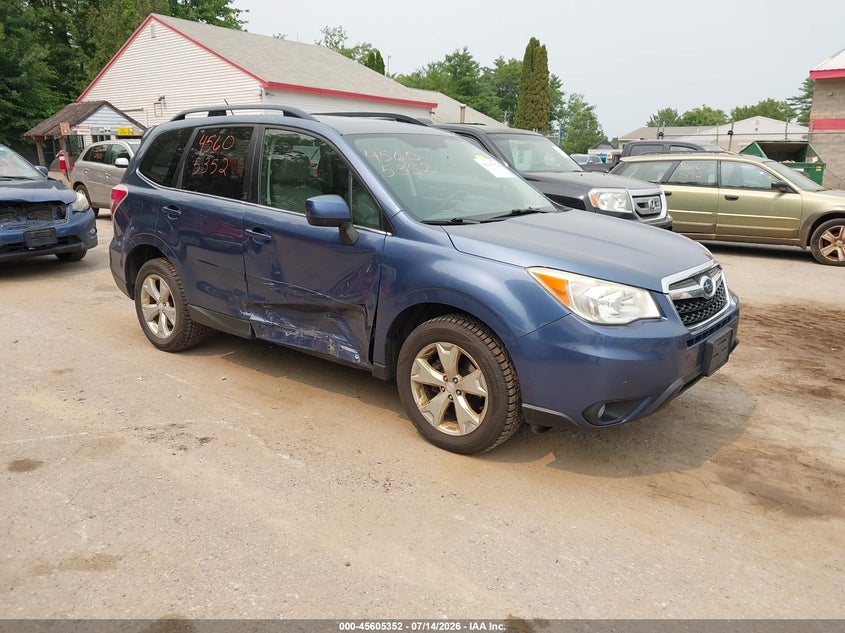 2014 Subaru Forester VIN JF2SJAHC2EH470714 IAAI salvage auction — RIGHT SIDE, Salvage Title, sold $700 on 2026-07-26 (photo 1)